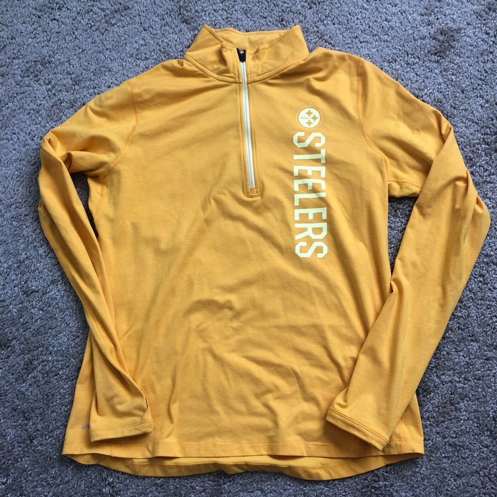 Ladies Pittsburgh Steelers half zip pullover